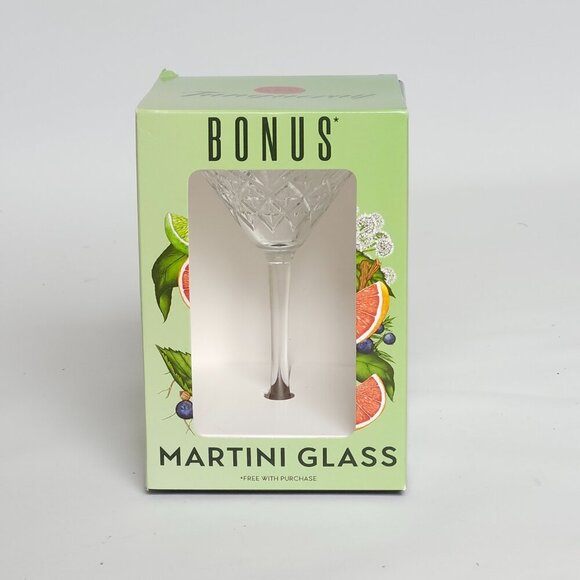 ELEGANT Tanqueray Martini Glass Brand New In Package GIN - Picture 2 of 10